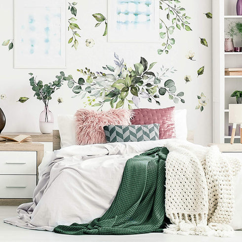 RoomMates RMK4711GM Watercolor Floral Arrangement Peel and Stick Wall Decals