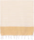 COCOTTON Boho Diamond Turkish Hand Towels Set of 2 | 100% Cotton 16 x 40 Inches | Decorative Bathroom Hand Hair Face Gym Yoga Dishcloth Tea Kitchen Light Weight Quick Dry Farmhouse Towel (Mustard)