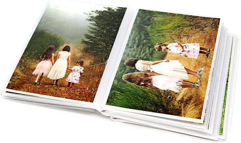 4 x 6 Photo Albums Pack of 2, Each Mini Photo Album Holds Up to 60 4x6 Photos. Flexible, Removable Covers Come in Random, Assorted Patterns and Colors.