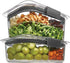 Rubbermaid Brilliance Food Storage Container, Salad and Snack Lunch Combo Kit, Clear, 9 Piece Set 1997843