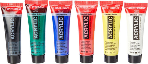 Amsterdam Acrylic Standard Series Paint Set 6x20ml Basic
