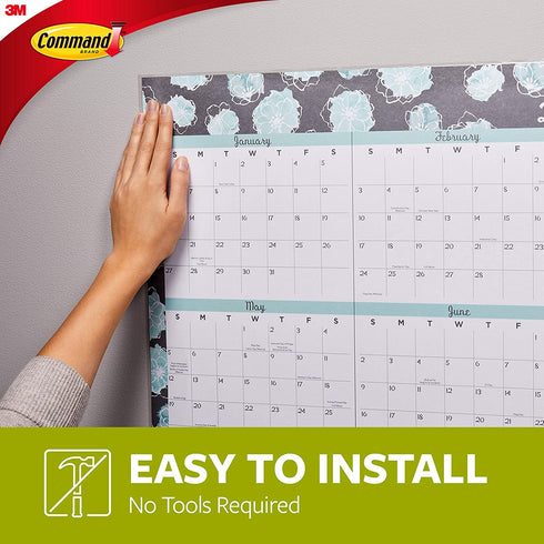 Command Poster Hanging Strips, 136-Strips, Decorate Damage-Free