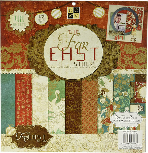 Die Cuts With A View 48-Sheet Premium Stack, 12-inches by 12-inches, Far East
