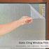 FEOMOS Rain Glass Window Film UV Blocking Removable Window Sticker Static Cling Film Vinyl Decorative Glass Film for Windows Doors Privacy Non Adhesive 23.6 x 78.7 inches