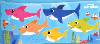 Baby Shark Decorative Body Pillow Cover - Kids Super Soft 1-Pack Bed Pillow Cover - Measures 20 Inches x 54 Inches