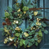 14 Inch Wire Wreath Frame Metal Round Wreath Form Making Rings Green for Christmas New Year Party Home Decoration DIY Macrame Floral Crafts Pack of 2