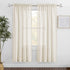 RYB HOME Living Room Sheer Curtains - Solid Linen Semi Sheer Panels Window Decorating Drapes, Rod Pocket Privacy Sheer for Kids Bedroom Playroom Cabin, Warm Beige, W 52 x L 72 inches, Set of 2