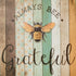 Boston Warehouse 27054 Always Bee Grateful Cutting Board