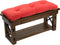 Klear Vu The Gripper Non-Slip Omega Bench Cushion for Piano Chair, Storage Bench, Dining Room, Sofa Couch and Window Seat-1 Piece Bench Pad, 36 Inches, Coral