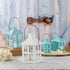 Kate Aspen White Lantern, 9 Inch Decorative