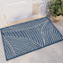 NIUKEALO Indoor Door Mat, Non-Slip Absorbent Entryway Rug Resist Dirt Low-Profile Floor Mats for Home, Entrance, Garage, Patio(Blue)
