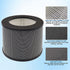 2 Pack Black?Compatible With TaoTronics TT-AP006 Filter?H13 True HEPA?Activated Carbon Filters and High-Efficiency Activated Carbon Pre-Filter 3-in-1