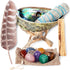 Sage Smudge Kit ~ White Sage Bundle ~ 8 Healing Chakra Stones ~ Abalone Shell & Stand ~ Smudging Feather ~ Cleanse Guide/Blessings ~ Smoke Cleansing Sage Smudge Sticks Healing Growing Manifesting