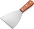 New Star Foodservice 38309 Wood Handle Slant Edge Grill Scraper, 4-Inch x 8.5-Inch