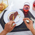 N9R 100Pcs Gold Plastic Forks, Solid, Durable and Heavy Duty Plastic Forks, Perfect Utensils for Parties, Weddings