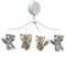 Bedtime Originals Little Rascals Forest Animals Musical Mobile, Gray/White