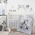 Bedtime Originals Little Rascals Forest Animals Musical Mobile, Gray/White