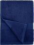 Amazon Basics 6-Piece Fade Resistant Bath, Hand and Washcloth Towel Set - Navy Blue