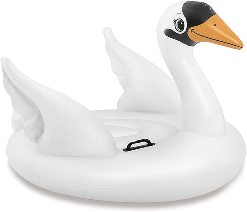 Intex Swan Inflatable Ride-On, 51" X 40" X 39", for Ages 14+