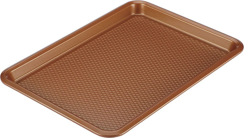 Ayesha Curry Nonstick Bakeware, Nonstick Cookie Sheet / Baking Sheet - 10 Inch x 15 Inch, Copper Brown
