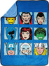 Marvel Comics Avengers Throw Blanket - Measures 46 x 60 inches, Kids Bedding Features Captain America, Black Panther, & Doctor Strange - Fade Resistant Super Soft Fleece (Official Marvel Product)