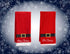 St. Nicholas Square Christmas Towels, Red Bath Hand Towel Set of 2, Mr. & Mrs. Claus with Santa Belt Decorative Design 25 x 16 Inches Bathroom Decorating for The Holidays