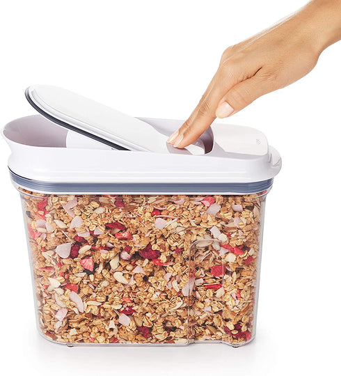 OXO Good Grips Airtight POP Small Cereal Dispenser (2.5 Qt),2.5qt,2.5 Qt - Granola