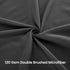 SLEEP ZONE Wrap Around Pleated Bed Skirts Queen Size, 15 inch Tailored Drop Easy Fit Bedskirt, Anti-Static, Wrinkle Free, and Fade Resistant (Queen, Black)