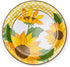 Royal Magnolia Sunflower Party Supplies -Service for 24- Sunflower Paper Plates (7 and 9 Inch), Paper Napkins and Party Cups - Disposable Sunflower Theme Party Dinnerware Set for Sunflower Birthday