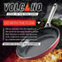 Red Volcano Textured Healthy Ceramic Nonstick Frying Pan/Skillet, 10"