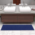 Ottomanson Ottohome Collection Rubberback Solid Design Runner Rug, 2'3" x 6', Navy Blue