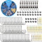 Hook Snap Swivel Sinker Assortment 110Pcs Fishing Tool Assortment Terminal Tackle Baitholder Hooks Octopus Hook Circle Hooks Sinker