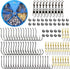 Hook Snap Swivel Sinker Assortment 110Pcs Fishing Tool Assortment Terminal Tackle Baitholder Hooks Octopus Hook Circle Hooks Sinker