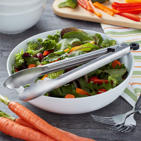 KitchenAid Stainless Steel Utility Tongs, 10.28 Inch