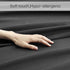 RYONGII King Size Sheet Set - 4 Piece - Super Soft Microfiber Bed Sheets - Fade Resistant Hotel Luxury Bedding - Hypoallergenic Wrinkle Resistant - Deep Pocket(Dark Gray, King)