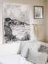 Landscape Tapestries - Aesthetic Bohemian Wall Hanging Tapestry for Bed Room Home Decor, Pack of 2, Beige