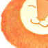 Amazon Basics Kids Laughing Lions Decorative Pillow - Lion Face