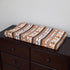 NoJo Aztec Forest Super Soft Changing Pad Cover, Navy, Tan, Orange, Light Blue