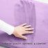 Genteele Bath Mats for Bathroom Non Slip - Lavender 17" x 24" Memory Foam Bathroom Rugs - Quick Dry Bath Mat