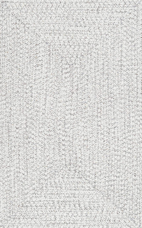 nuLOOM Wynn Braided Indoor/Outdoor Accent Rug, 2' x 3', Ivory