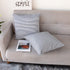 Throw Pillow Covers 24x24 - Decorative Pillows for Couch Set of 2 Rustic Linen Striped Lumbar Cushion Cover Soft Large Pillowcase for Bedding Decor, Sofa, Outdoor Farmhouse Home Navy Blue