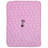 Disney Minnie Mouse Super Soft Coral Fleece Baby Blanket, Pink/Aqua