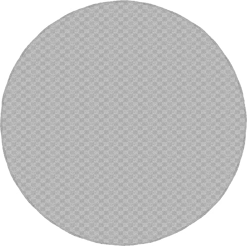 Garland Rug Medallion Area Rug, 5 Ft. Round, Silver