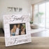 Malden International Designs Sun Washed Words Family Distressed Cream Picture Frame, 4x6, Cream