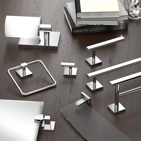 Gatco 4050 Elevate 24" Towel Bar, Chrome