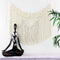 Livalaya Macrame Wall Hanging Garland - Beige 39?L x 19?W Modern Farmhouse Bohemian Woven Wall Decor for House, Apartment, Dorm, Fireplace, Bedroom, Baby Nursery, Party & Wedding Decorations, US Brand