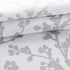 DriftAway Sarah Floral Tree Branch Pattern Thermal Insulated Blackout Window Curtain Valance Rod Pocket 2 Layers 52 Inch by 14 Inch Plus 2 Inch Header Gray