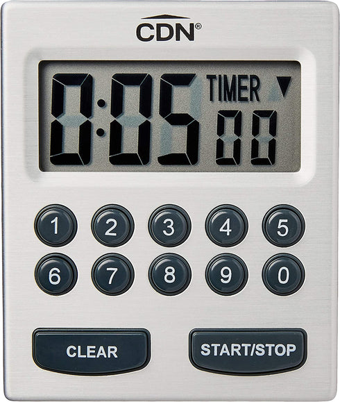 CDN TM30 Direct Entry 2-Alarm Timer-Alarm Sounds or Vibrates - 1 count