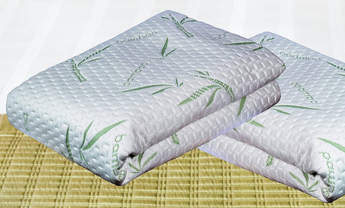 Waterproof Bamboo Mattress Protector - Thick and Soft Quilted Fabric Will Give You a Comfortable, Quiet and Cool Night Sleep. Quality Fabric That is Durable and Machine Wash Really Well. (Queen Size)