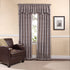 Stylemaster Bryce Chenille Scalloped Valance with Cording, 55 in x 17, Pewter